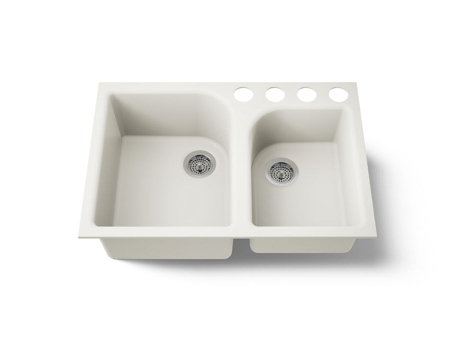 Kohler Executive Chef 33" undermount double-bowl kitchen sink