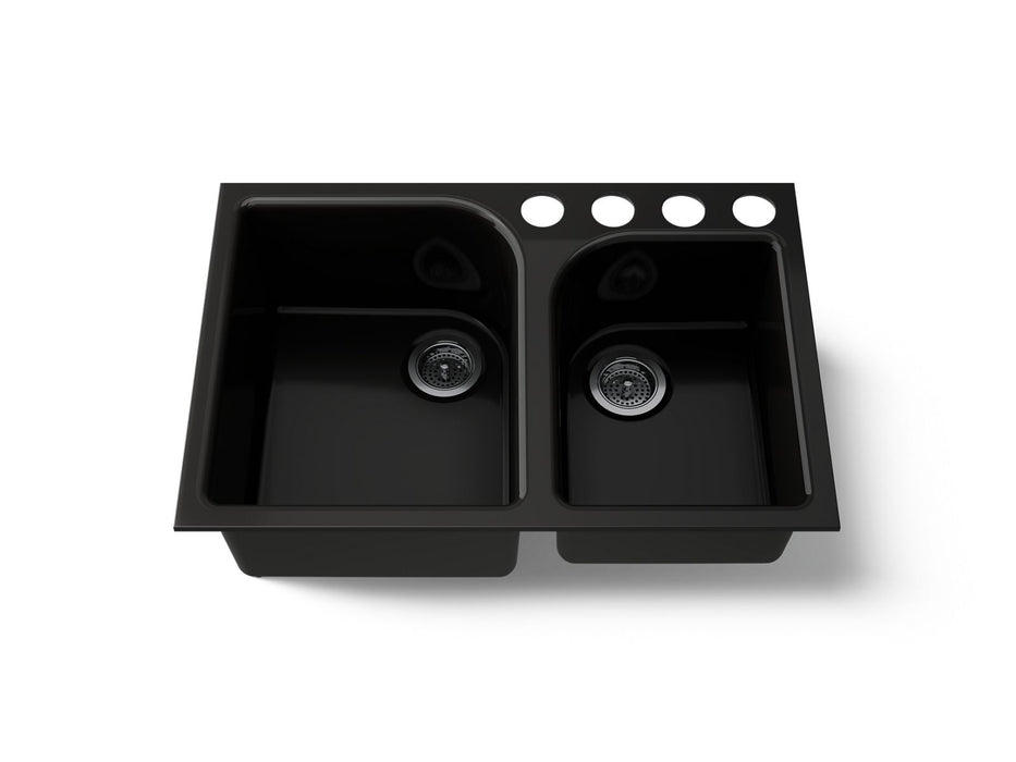 Kohler Executive Chef 33" undermount double-bowl kitchen sink