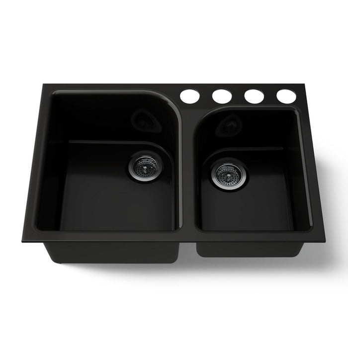 Kohler Executive Chef 33" undermount double-bowl kitchen sink