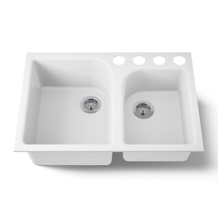 Kohler Executive Chef 33" undermount double-bowl kitchen sink