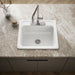 KOHLER K-5964-3 Mayfield 25" top-mount single-bowl kitchen sink