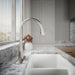 KOHLER KOHLER K-596 Simplice Pull-down kitchen sink faucet with three-function sprayhead
