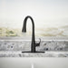 KOHLER Simplice Compact pull-down kitchen sink faucet with three-function sprayhead
