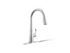 KOHLER Simplice Compact pull-down kitchen sink faucet with three-function sprayhead