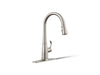KOHLER Simplice Compact pull-down kitchen sink faucet with three-function sprayhead
