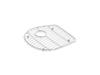KOHLER K-6070 Stainless steel sink rack, 16-3/8" x 16-5/16" for left-hand bowl of K-6498 Iron/Tones Smart Divide kitchen