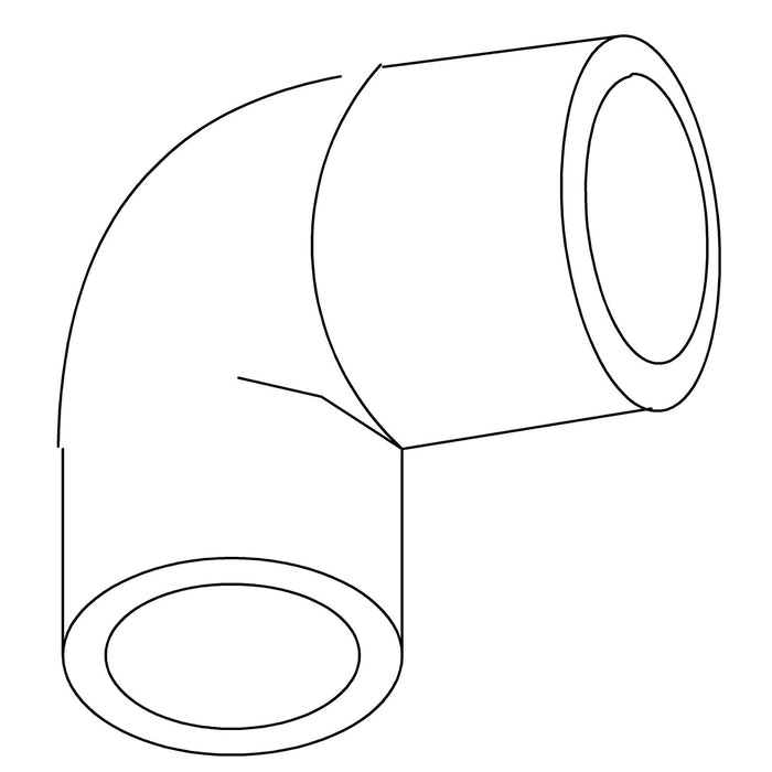KOHLER K-60714 Elbow, Street 1.25" X 90 Deg. PVC