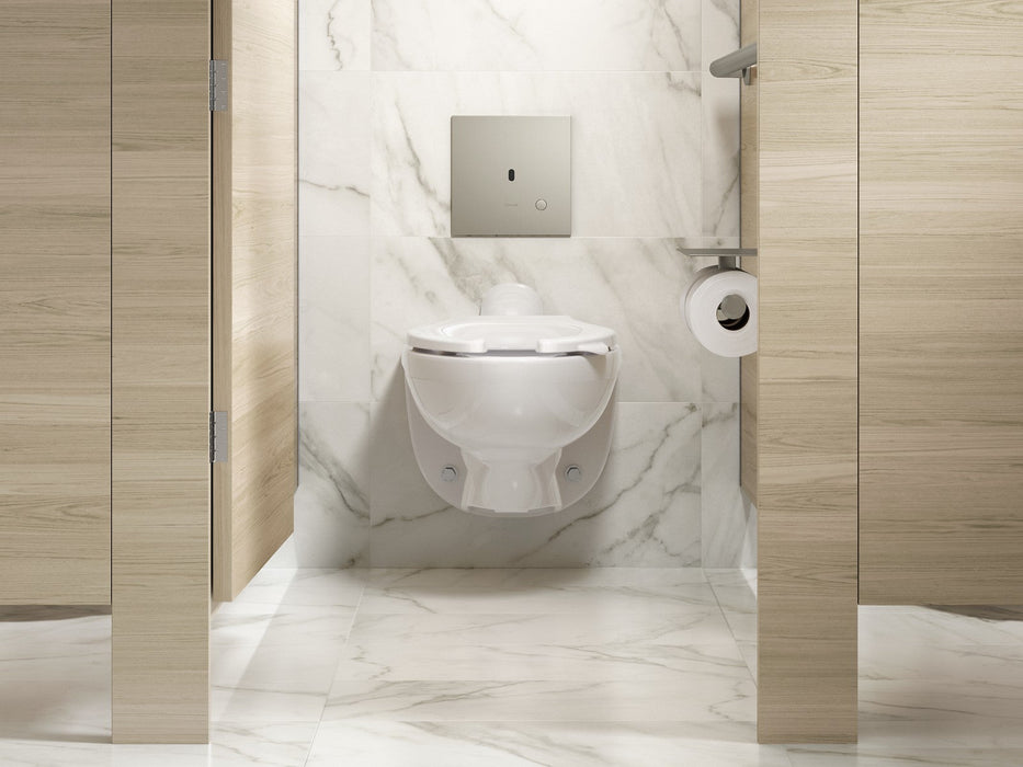 KOHLER K-60TB00S50 Mach Flex Metal faceplate for concealed touchless toilet flushometer, dual-flush (1.1 / 1.28 gpf)