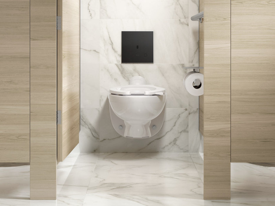 KOHLER K-61TB10S50-7BK Mach Flex Glass faceplate for concealed touchless toilet flushometer, dual-flush (1.1 / 1.28 gpf)
