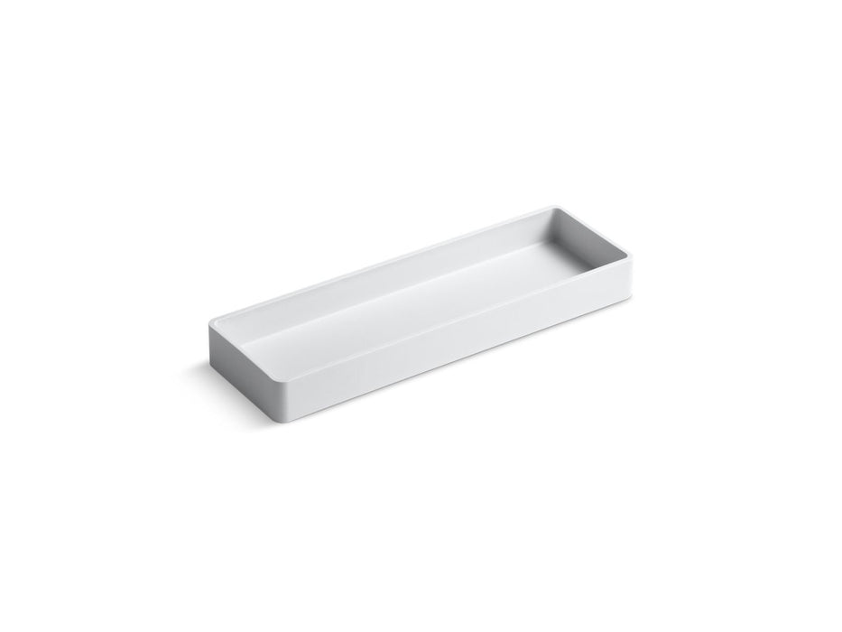 KOHLER K-6230 Utensil Tray for Stages 33" and 45" Sinks, white