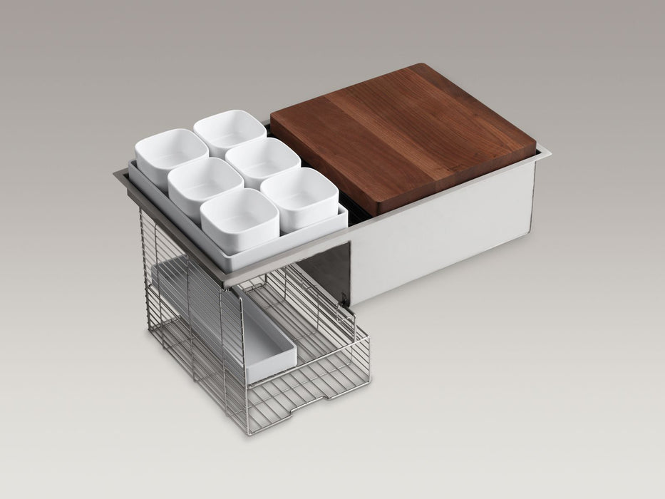 KOHLER K-6236 Accessory storage rack for Stages 33" and 45" sinks