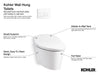 KOHLER K-6284 2" x 6" in-wall tank and carrier system