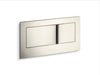 KOHLER Veil Flush actuator plate for 2"x6" in-wall tank and carrier system