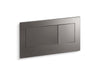 KOHLER Veil Flush actuator plate for 2"x6" in-wall tank and carrier system