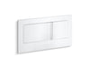 KOHLER Veil Flush actuator plate for 2"x6" in-wall tank and carrier system
