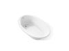 KOHLER K-6346 Sunward 66" x 42" drop-in bath