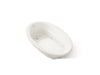 KOHLER K-6347-CB Sunward 66" x 42" drop-in whirlpool bath, biscuit