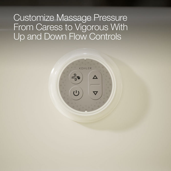 Kohler Sunward 66" x 42" drop-in Heated BubbleMassage air bath