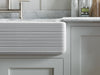 KOHLER K-6349 Whitehaven Smart Divide 35-11/16" Undermount Double-bowl Farmhouse Kitchen Sink