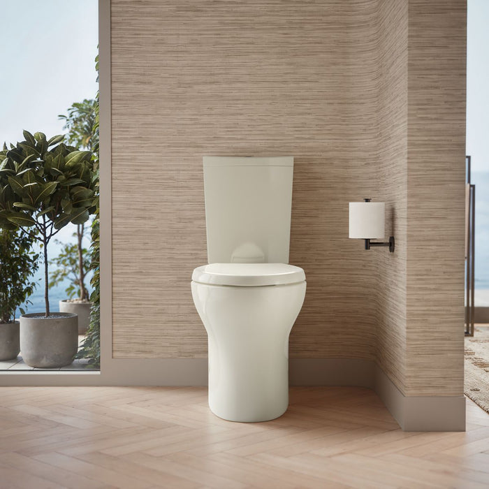 KOHLER K-6355 Persuade Two-piece elongated toilet with skirted trapway, dual-flush