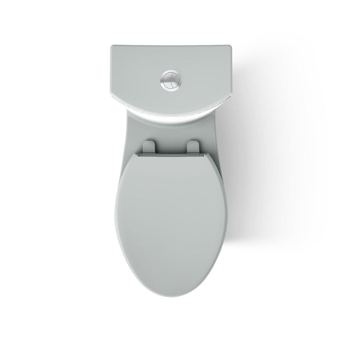 KOHLER K-6355 Persuade Two-piece elongated toilet with skirted trapway, dual-flush