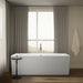 KOHLER Stargaze 72" x 36" freestanding bath with straight shroud