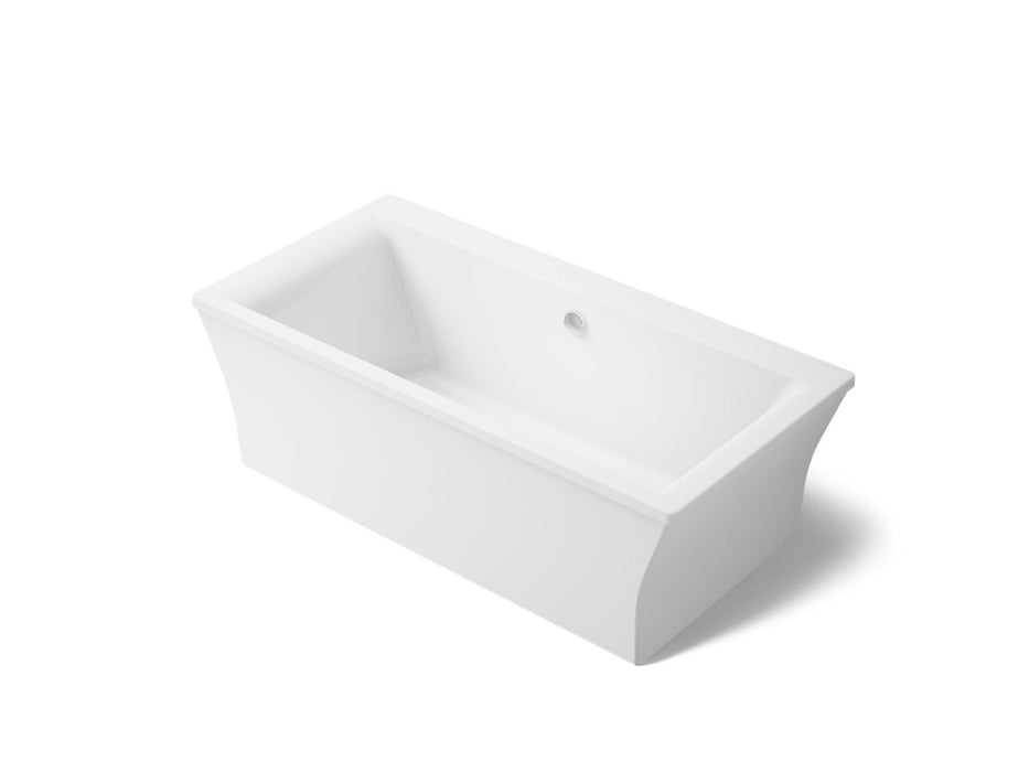 KOHLER K-6367 Stargaze 72" x 36" Freestanding Bath with Fluted Shroud