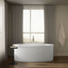 KOHLER Sunstruck 65-1/2" x 35-1/2" freestanding bath, straight shroud