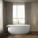 KOHLER Sunstruck 65-1/2" x 35-1/2" freestanding bath with fluted shroud
