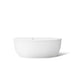 KOHLER K-6369-W1 Sunstruck 65-1/2" x 35-1/2" oval freestanding bath with Bask heated surface and fluted shroud