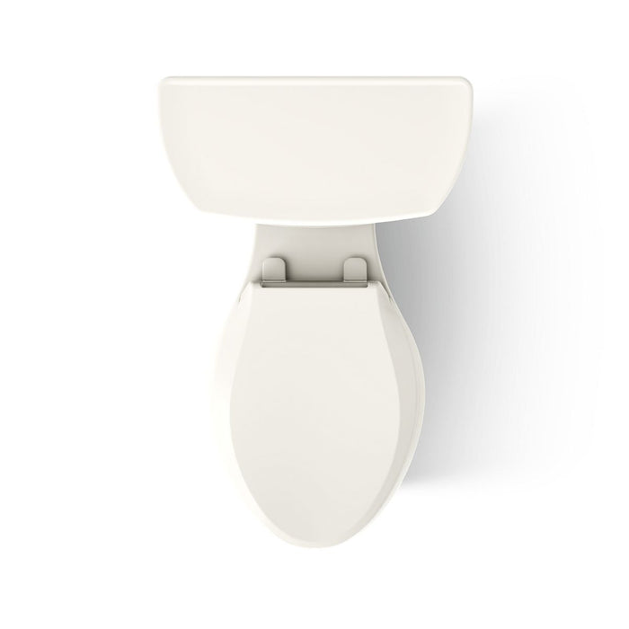 KOHLER K-6393-RA Highline Two-piece elongated toilet, dual-flush, biscuit - view 3