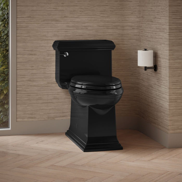 KOHLER K-6424 Memoirs Classic One-piece compact elongated toilet with skirted trapway, 1.28 gpf