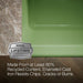 KOHLER K-6426 Whitehaven Smart Divide 35-1/2" undermount double-bowl farmhouse kitchen sink with short apron, fresh green...