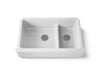 KOHLER Whitehaven Smart Divide 35-3/4" undermount double-bowl farmhouse kitchen sink