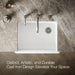 KOHLER Whitehaven 29-1/2" undermount single-bowl farmhouse kitchen sink