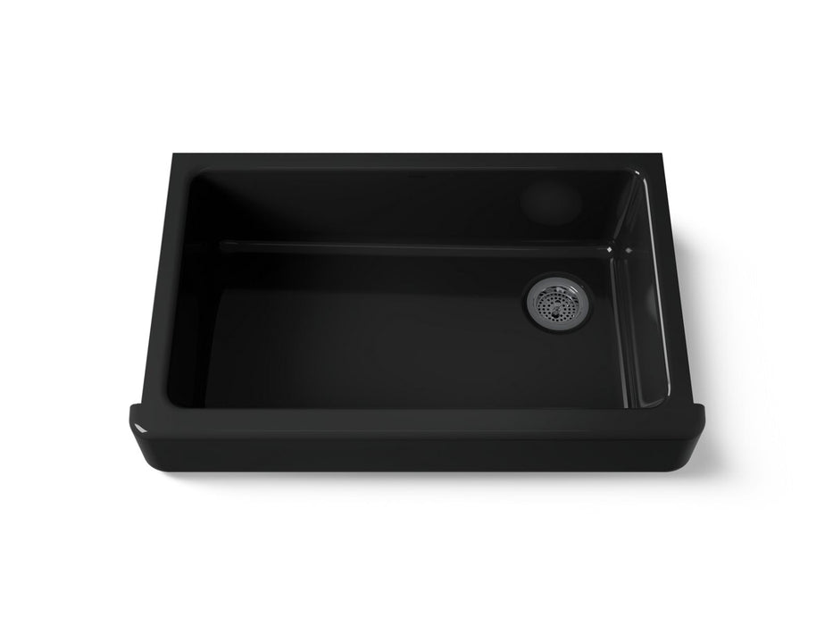 KOHLER K-6488 Whitehaven 35-1/2" undermount single-bowl farmhouse kitchen sink