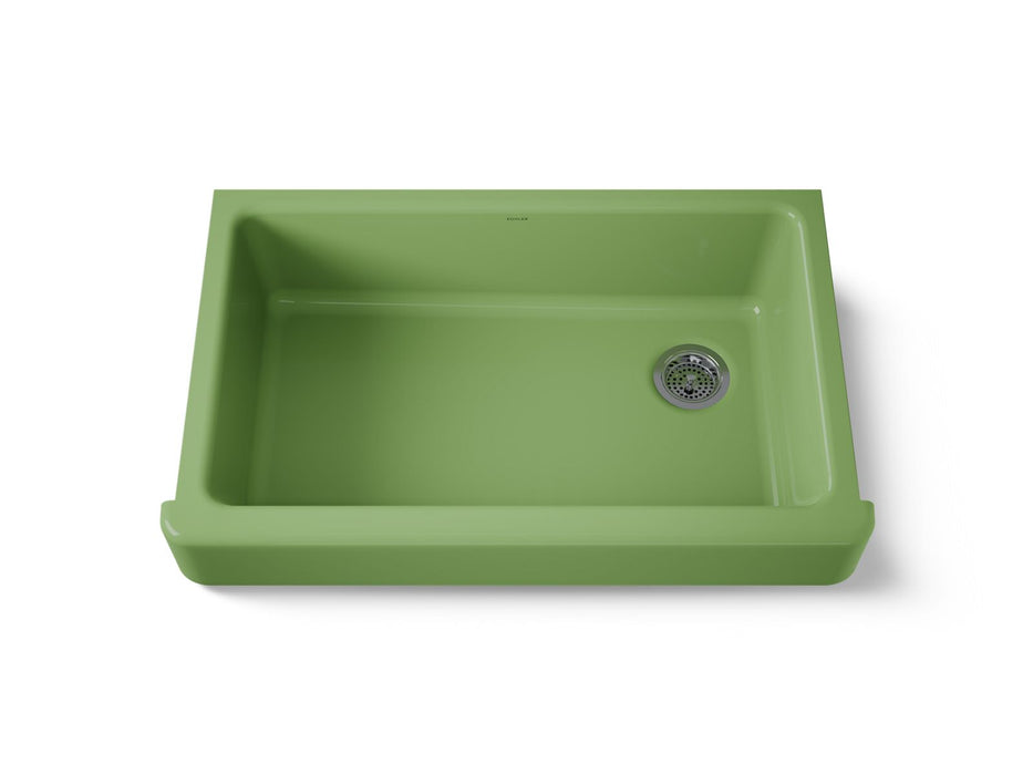KOHLER K-6488 Whitehaven 35-1/2" undermount single-bowl farmhouse kitchen sink