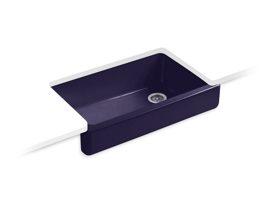 KOHLER K-6488 Whitehaven 35-1/2" undermount single-bowl farmhouse kitchen sink