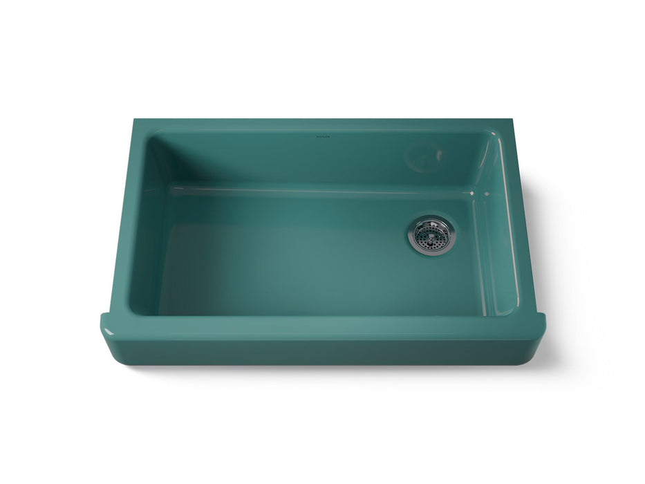 KOHLER K-6488 Whitehaven 35-1/2" undermount single-bowl farmhouse kitchen sink