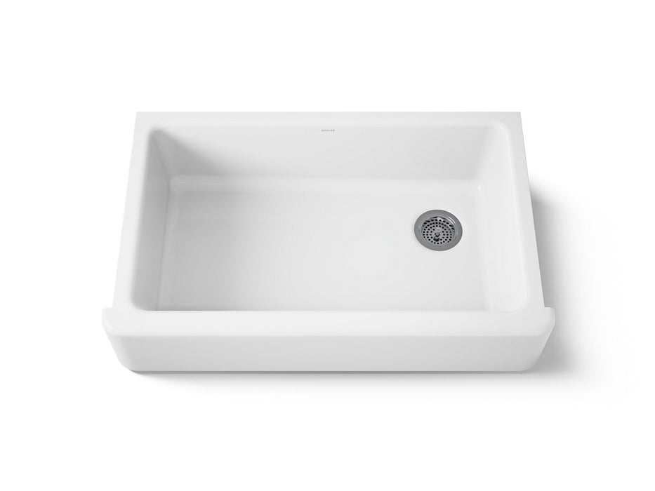 KOHLER K-6489 Whitehaven 35-3/4" undermount single-bowl farmhouse kitchen sink