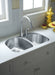 KOHLER K-649 Simplice Pull-down bar sink faucet with three-function sprayhead