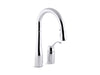 KOHLER Simplice Pull-down bar sink faucet with three-function sprayhead
