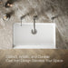 Kohler Dickinson 33" undermount single-bowl farmhouse kitchen sink