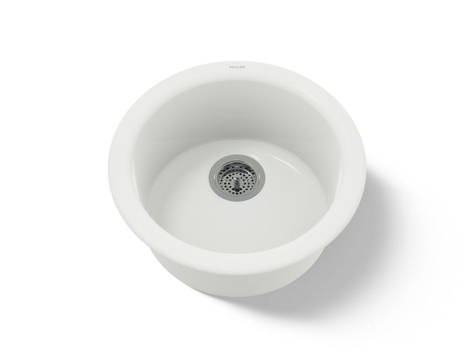 KOHLER K-6565 Porto Fino 18-1/2" top-/undermount single-bowl bar sink