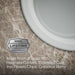 KOHLER K-6565 Porto Fino 18-1/2" top-/undermount single-bowl bar sink, ice grey - view 3