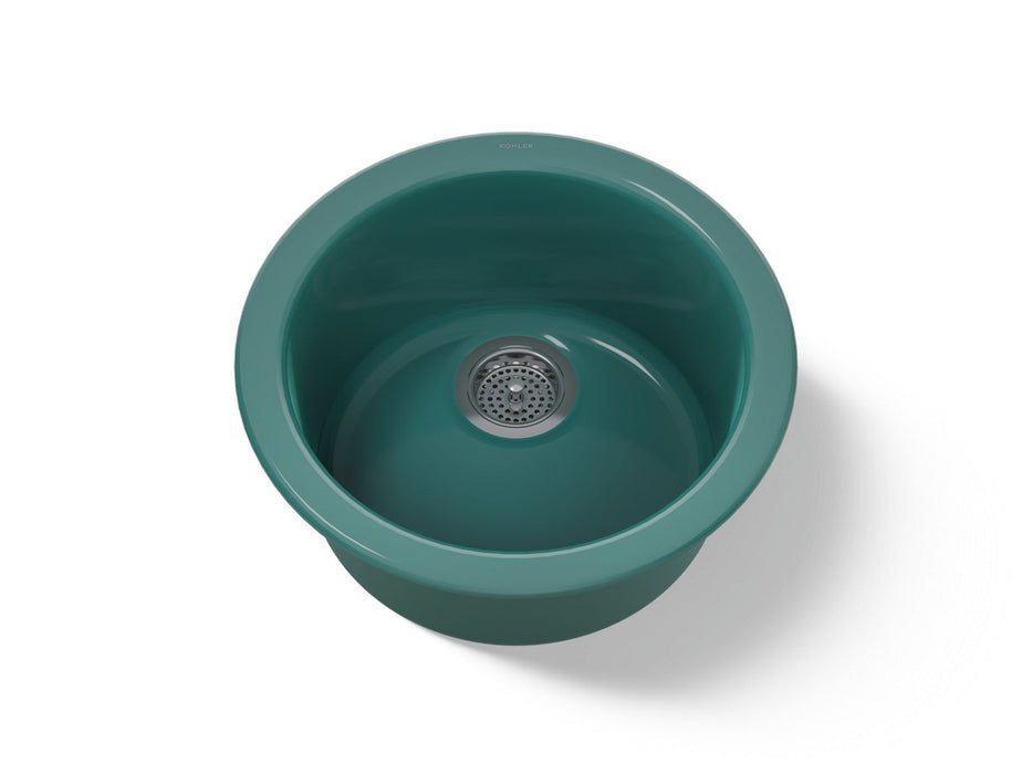 KOHLER Porto Fino 18-1/2" top-/undermount single-bowl bar sink