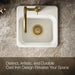 Kohler Northland 15" top-mount single-bowl bar sink