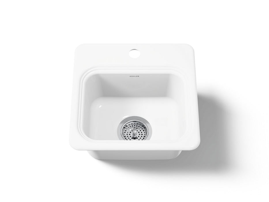 KOHLER K-6579-1 Northland 15" top-mount single-bowl bar sink