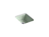 KOHLER K-6584 Iron/Tones 17" top-/undermount single-bowl bar sink, aspen green