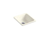 KOHLER Iron/Tones 17" top-/undermount single-bowl bar sink